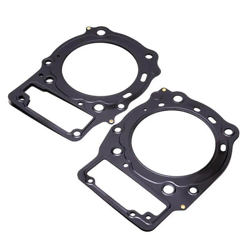 Direct Fit Engine Cylinder Cover Gasket Kit Compatible With Boulevard M109R C109R VLR1800 Intruder Replacement 1114248G00 showing two black gaskets.