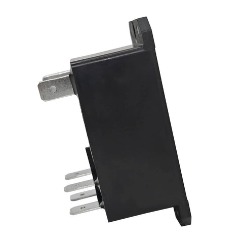 Side view of Two Pack DPST Furnace Relay Replacement - Genuine OEM Quality General Purpose Relay for Heating System