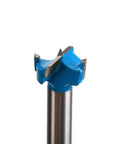 Close-up of Heavy Duty Forstner Drill Bit featuring alloy steel cutting edges, ideal for woodworking projects.