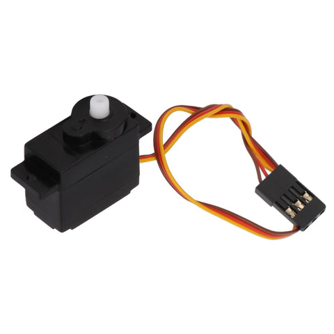 Lightning Fast 5G Micro RC Servo Motor For Axial SCX24 with lead wires, compact size 30x23x11mm for tight builds.