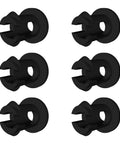 Kohler Engine Linkage Retaining Bushing Replacement 2515808S 25 158 08 S 6 Pack Black aftermarket rubber bushings