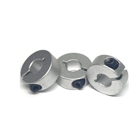 Open Aluminum Shaft Collar Clamp Set Screw For 8mm Linear Rod Guide, 10 Pack With Allen Key, corrosion-resistant aluminum, precise positioning