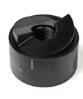 Slug Splitting Conduit Punch Die for Hydraulic Knockout Driver Heavy Duty One And A Half Inch Fitting Size Nine Ton Punching Force Fits Three Quarter Inch Draw Studs Works With Steel Stainless Brass Copper Aluminum Soft Alloys close-up view