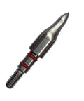 Pro Grade Archery Field Points 5/16 Inch 125 Grain Stainless Steel Screw-In Tips close-up view