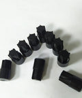Waterproof Electrical Wire Connectors Assortment 1000 Pcs Bag Screw Terminals With Spring Insert Twist Nuts Black Cylindrical Shape