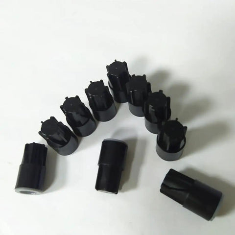 Waterproof Electrical Wire Connectors Assortment 1000 Pcs Bag Screw Terminals With Spring Insert Twist Nuts Black Cylindrical Shape