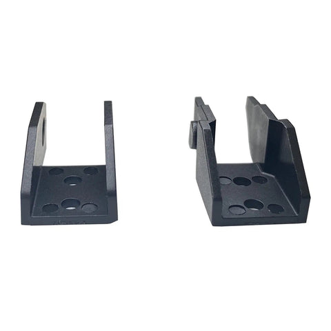 Two Piece Open Type Drag Chain Cable Carrier Kit 39.4 Inch R18 end connectors for CNC and 3D printer, angle view