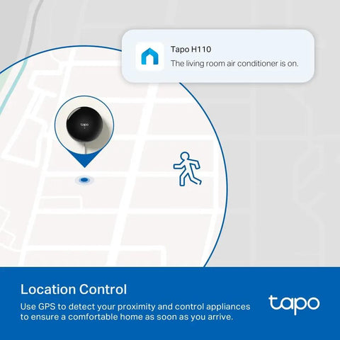 Location control feature of Smart IR And IoT Hub With Chime Universal Remote For TVs, ACs, Fans, and 18 Plus Devices, Matter Certified.