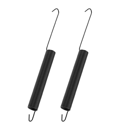 Two Piece Heavy Duty Dishwasher Door Springs Set For Home And Commercial Kitchens Beefy Metal Replacement Parts For Dishwashers Easy Install Prevents Door Slams And Accidental Drops, pair of black metal springs