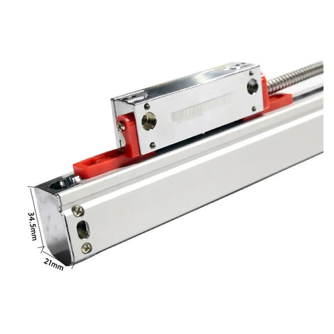 Close-up of Pro Grade Precision Linear Scale Encoder Digital Readout With 5um Resolution And 3m Cable For Milling Lathe CNC