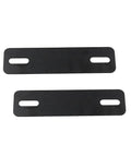 Hella Tough Universal Traction Board Mounting Kit Featuring Rock Solid Nylon And Stainless Steel Mount Pins That Fit 4 72 To 6 69 Inch Spacing, showing black mounting brackets.