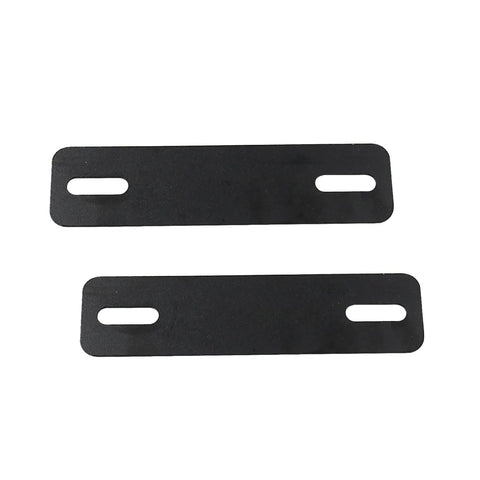 Hella Tough Universal Traction Board Mounting Kit Featuring Rock Solid Nylon And Stainless Steel Mount Pins That Fit 4 72 To 6 69 Inch Spacing, showing black mounting brackets.