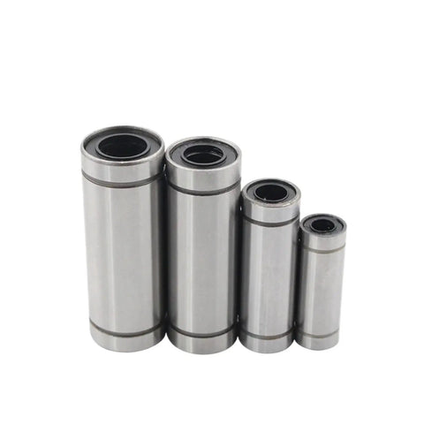 20 Pack Linear Motion Ball Bearing Set LM3UU LM4UU LM5UU LM6UU LM8UU 8SUU LM13UU Extended For Ultra Smooth CNC, 3D Printer, And DIY Projects Ready To Roll. Set of steel linear bearings