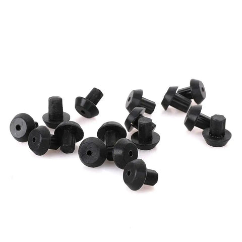 16 Pack Rubber Feet For Burner Grates Fit GE And Kenmore Ranges 3/16 Inch Hole Replacement Bumper Pads WB2K101 displayed