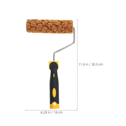 Pineapple Texture Sponge Paint Roller for Walls, 11.9 in by 6.29 in, featuring a textured foam roller for artistic painting.