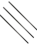 Set Of 3 Pultruded Carbon Fiber Strips, Flat Bars, 1mm Thick By 3mm Wide, 200mm Long, Ideal For Kites And RC Planes, Black Strips