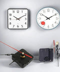 Pro Quartz Clock Movement Kit For DIY Repair With Red Hands Easy Install Wall Clock Mechanism Powered By One Point Five Volt AA Battery