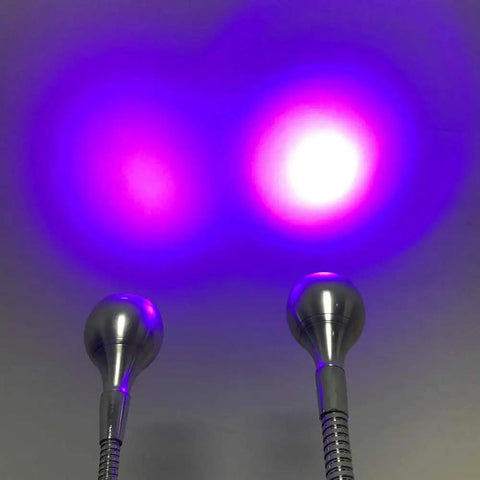 Upgraded 395Nm Nail Lamp With Big Chip Flash Curing emitting UV light with adjustable gooseneck and clamp for gel polish curing