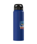 Waterboy Hydration Crew Stainless Steel Insulated Water Bottle Built For Dual Wall Protection Keeps Drinks Hot Or Cold Leak Proof Flip Lid