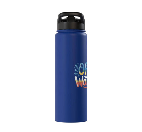 Waterboy Hydration Crew Stainless Steel Insulated Water Bottle Built For Dual Wall Protection Keeps Drinks Hot Or Cold Leak Proof Flip Lid