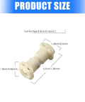Thermoblock Connector Kit For Coffee Machine With Tube Seal Clamp Rings And Fluid Connection Replacement Parts Made From Plastic That Withstand High Temperature No Tools Needed For Quick Install Improves Current Transmission And Machine Efficiency, 3.2cm size