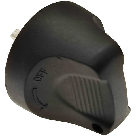 Close-up of 2X Switch Key Replacement Part 1115-500016-00 Direct Fit For Big Joe EP Equipment and Electric Pallet Jacks, black plastic