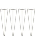 Pack of 4 Heavy Duty Hairpin Table Legs with Non Slip Pads, 70cm steel construction for DIY kitchen tables and coffee tables.