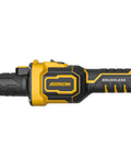 Killer Hella Sick Cordless Die Grinder Designed To Drop Straight Into Your DeWalt 20V Max Battery Rig Tool only, side view showcasing brushless motor.