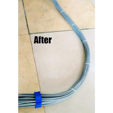 Heavy Duty Network Cable Organizer Wire Comb Kit With Hook And Loop Straps For Slick And Dead Straight Cat5 Cat6 Data Center Server Room Wire Manage No Fuss Daily Grind Fixer, neatly organized cables after use.
