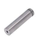 Close view of stainless steel component from 12-Piece Stainless Steel Standoff Screws Kit 19x80mm Advertising Mounting Hardware For Wall Mounting Acrylic Frames Glass Signs And Photo Displays No-Drill Setup With Included Screws Anchors And Nails.