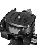 2 Pack 35mm Quick Release Plate For Tripod Mount Adapter With QR Camera Mounting Ball Head Parts Replacement For Quantaray Slik Walmart Sunpak 5800D 7000TM 6400UT 8001UT MX1000, black plastic plate with 1/4 inch screw