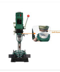 Straight Up Premium Bench Drill Adapter Converts Round Chuck To Accurate Square Mortise Cuts Gotta Love This Heavy Duty Cast Iron Mortiser Conversion Kit For Pro Shop Builders with visible quill and chuck details.