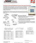 Panelmate Pro Storm Panel Anchors 3-1/4 Inch, 100 Count, Carbon Steel With Stalgard Coating, installation guide and diagrams