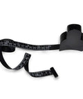 Dope Eco Friendly Body Tape Measure 205 Cm 80 Inch Retractable With Push Button Dual Sided Metric And Imperial Waist Measuring Tool For Fitness And Tracking Inches Lost Easy To Read And Slim Modern Design For Quick Measurements At Home Or Gym black retractable tape measure shown extended