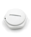 M12 1.5 Threaded Locking Blind Plugs IP68 Waterproof Nylon Hole Plugs for Junction Boxes and Control Panels Gray 10 Pack