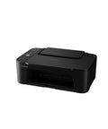 Slick Wireless All In One Home Office Printer Scanner Copier in compact black design with control panel, ideal for desk setup.