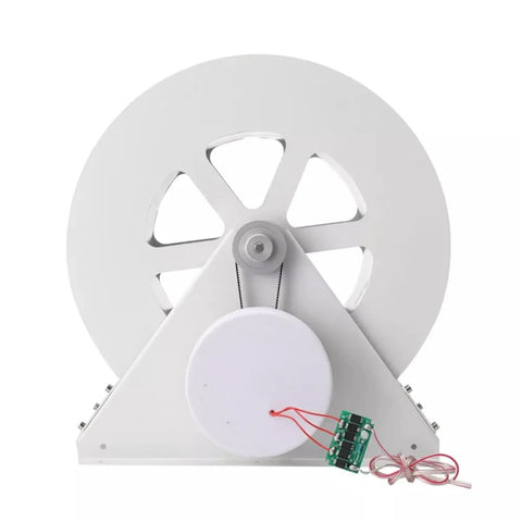 Front view of 50W To 100W Portable Water Turbine Generator With Low Speed Belt Drive Quiet Hydro Power For Off Grid Homes Ponds Rivers And Small Waterways 1-35V Output