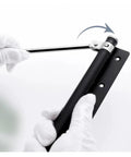 Automatic Door Closer Heavy Duty Aluminum Alloy Mount With Adjustable Arm, Silent Hydraulic Soft Close For 50Kg Doors in use