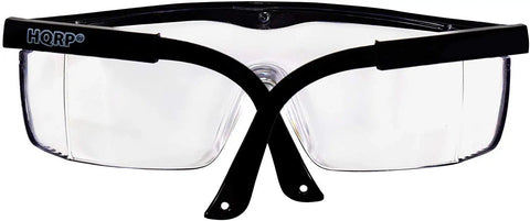 Built Different High Impact Safety Glasses With Clear Protective Lenses, Rugged Black Frames, And Secure Side Shields For Job Site Grind, Woodshop Drafting, And Factory Floor Shifts