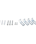 Whiteboard Mounting Hardware Kit With Metal Wall Brackets Screws And Anchors No Fuss 20 Pack For Home Office Or Classroom Easy Tool Free Mounting And Secure Wall Installation