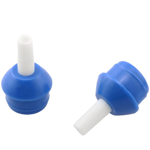 12-Piece Manual Solder Sucker Gun Heads With Universal Suction Nozzles And Vacuum Desoldering Pump For PCB IC Removal, 13-Inch DS-017 Model, Durable Blue