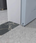 Floor Guide For Sliding Barn Door Hardware Aluminum Silver Set Of 2 Keeps Door Aligned With Rail And Prevents Derailment