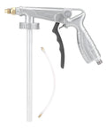 Zerodis High Volume Airless Paint Spray Gun For Wall And Furniture Coating featuring a silver aluminum body and black grip.
