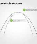 10x7ft Golf Practice Net With Tri Turf Mat And Target All In One Setup frame with stable arch design