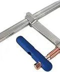Spark-Duty F Clamp 24 Inch Opening Heavy Duty Welding Clamp With 4.75 Inch Throat 2660 Lbs Clamping Force Copper Plated Spindle