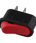 Heavy Duty E Bike Power Switch Fits Hailong Battery Case On Off Control Reliable Secure Kill Switch Cuts Drain Prevents Theft And Enhances Safety For Your Electric Ride, black red rocker switch