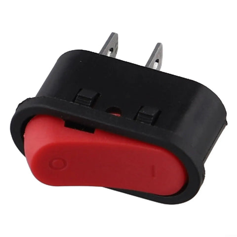Heavy Duty E Bike Power Switch Fits Hailong Battery Case On Off Control Reliable Secure Kill Switch Cuts Drain Prevents Theft And Enhances Safety For Your Electric Ride, black red rocker switch