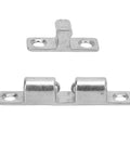 Heavy Duty 316 Stainless Steel Door Catch With Wall Protection For Boat Cabinet And Rv Motorhome Cupboards, polished surface view.