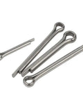 M1 M8 Open U Spring Cotter Pin Kit In 304 Stainless Steel Built To Last Rust Resistant And Durable Micro Size To Heavy Duty Range For Secure Axle Assemblies And Fastening Needs, assorted pins on white