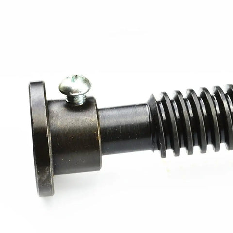 T20 Hand Crank Lead Screw Assembly with 100 Mm Foldable Aluminum Handwheel showing the steel threaded rod and securing screw detail.